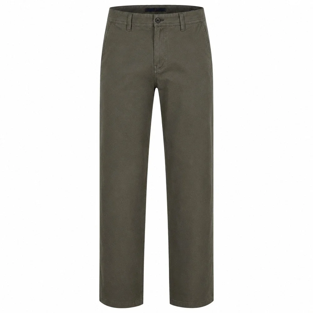 Weatherproof Pants Mens 40x30 Olive Green Cotton‎ Twill Straight Chino SCWP700